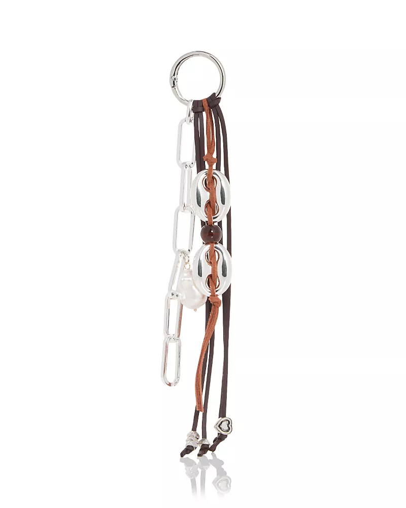 Aqua Chain String Bag Charm - Exclusive