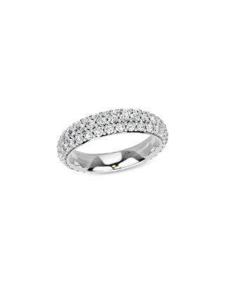 Diamond Pav&eacute; Eternity Band in 14K White Gold, 2.0 tcw