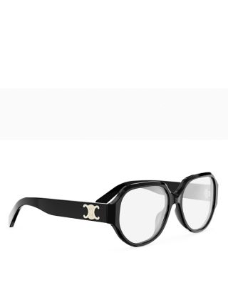 Triomphe Geometric Eyeglasses, 55mm