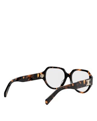 Triomphe Geometric Eyeglasses, 55mm