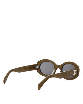 Triomphe Oval Sunglasses, 52mm