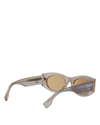 Roma Oval Sunglasses, 52mm