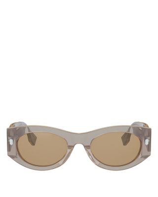 Roma Oval Sunglasses, 52mm