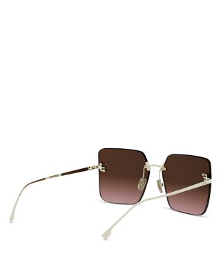 First Crystal Geometric Sunglasses, 59mm