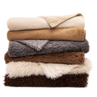 Sheepskin Throw Blanket - Exclusive
