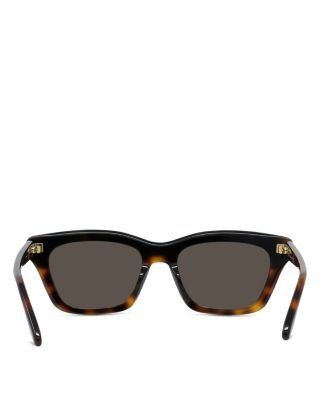 Slim Geometric Sunglasses, 53mm