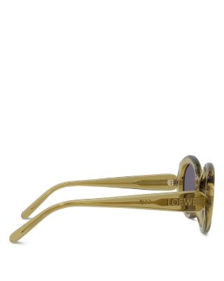 Slim Geometric Sunglasses, 54mm