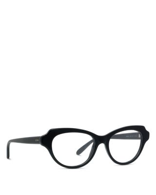 Slim Geometric Eyeglasses, 52mm