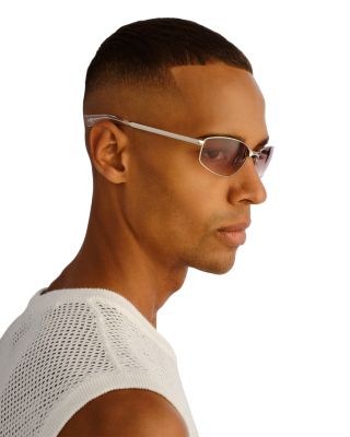 Star Beam Rectangular Sunglasses, 59mm