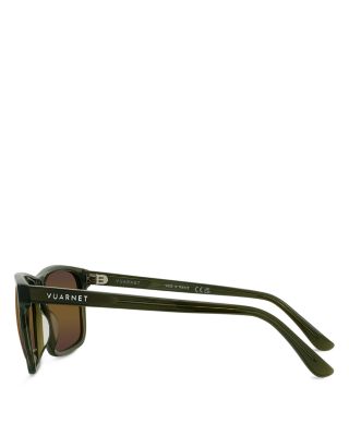 Belvedere 01 Rectangle Sunglasses, 57mm