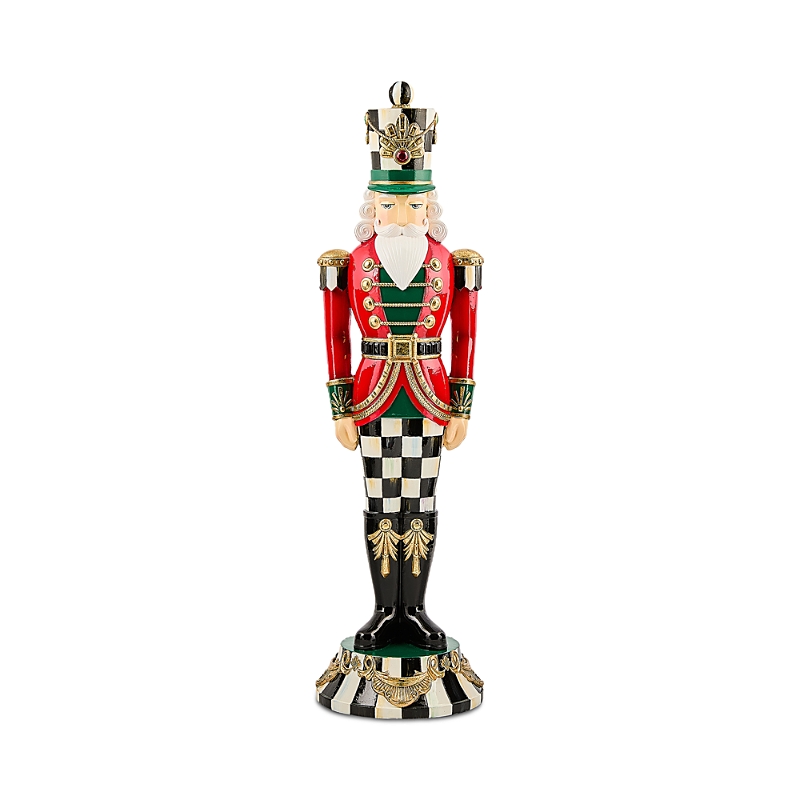 Mackenzie-childs Mackenzie Childs Courtly Classic Resin Nutcracker.