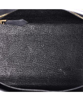  Kelly 25 Handbag Black Epsom with Gold Hardware