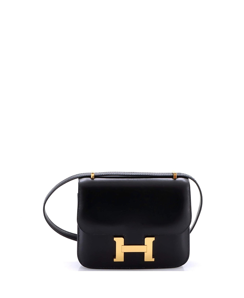 Pre-owned Pre-owned Hermes Hermes 18 Constance Nm Bag Box Calf In Black