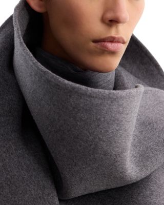 Wool Cashmere Signature Scarf Coat