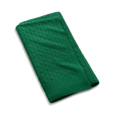 Ralph Lauren - Cable Cashmere Throw Blanket