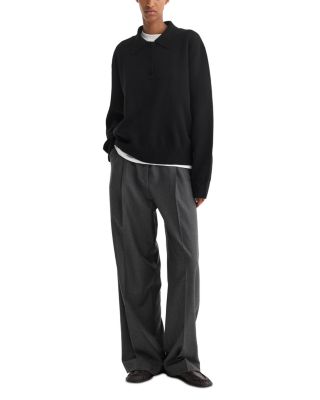 Wool Cashmere Compact Knitted Polo