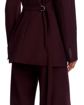 Double Breasted Belted Blazer