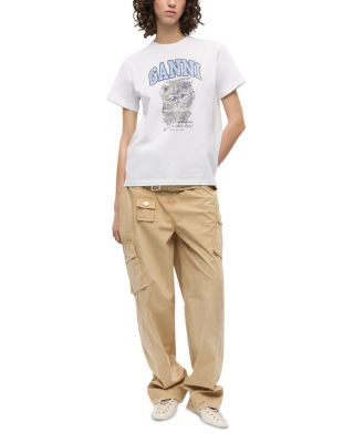 Relaxed Jersey Kitty Graphic Tee