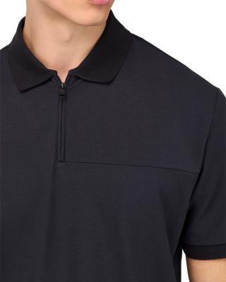 Cool Jade Half Zip Polo Shirt