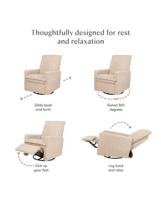 Cali Flange Recliner and Swivel Glider