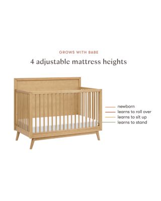 Palma 4-in-1 Convertible Crib with Toddler Bed Conversion Kit