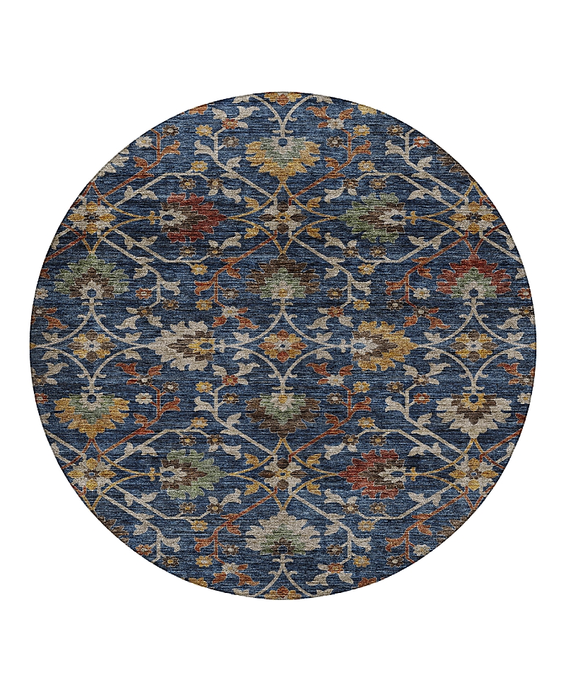 Dalyn Rug Company Silk Road Sr4 Round Area Rug, 8'0x8'0 In Blue