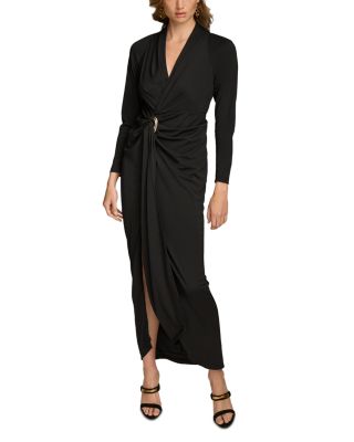 Faux Wrap Maxi Dress