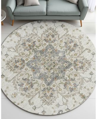 Dalyn Rug Company Silk Road SR6 Round Area Rug, 8'0"x8'0"