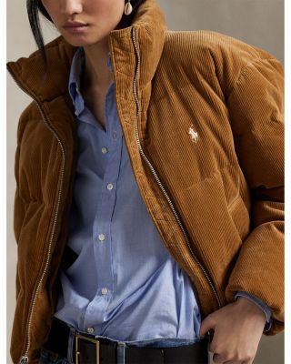 Quilted Corduroy Down Jacket