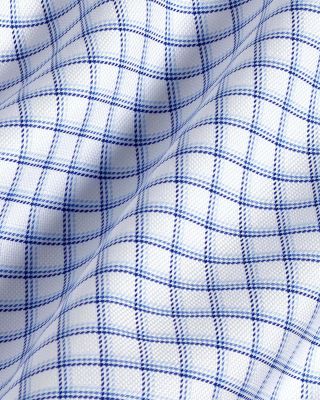 Trim Fit Printed Dobby Dress Shirt