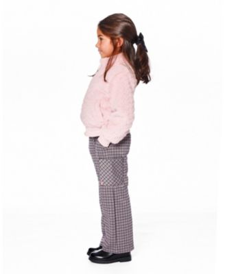Girls' Jacquard Knit Flare Pants - Big Kid