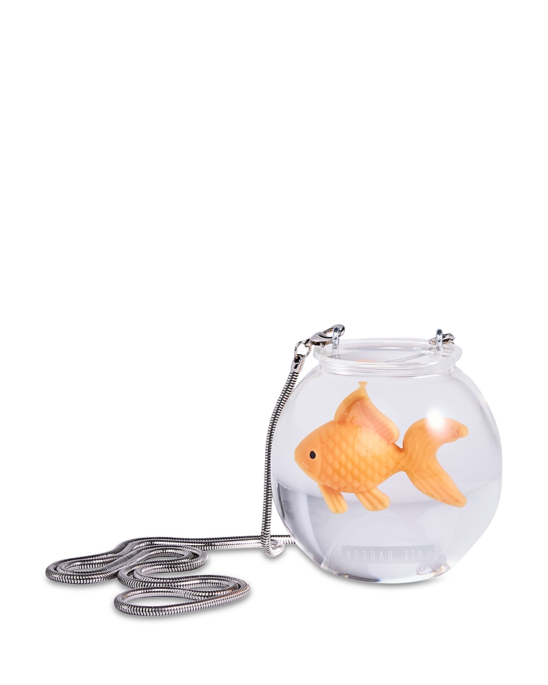 Kate Barton Goldfish Accessory Bag In Transparent