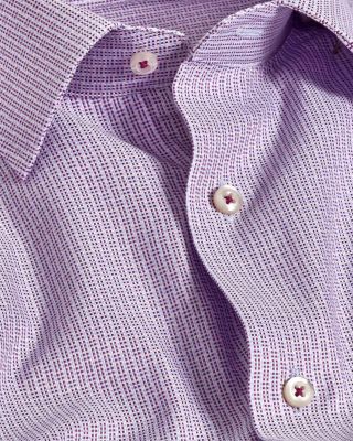 Trim Fit Printed Dress Shirt
