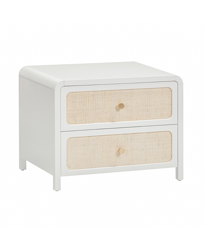 Tov Furniture Patty Rattan 2 Drawer Nightstand