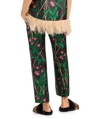 La Doublej Hendrix Pants Bamboo Jacquard Black