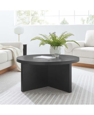 Silas Round Wood Coffee Table