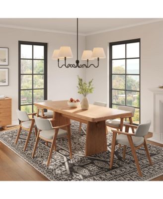 Wave Squiggle 4-Arm Pendant Light