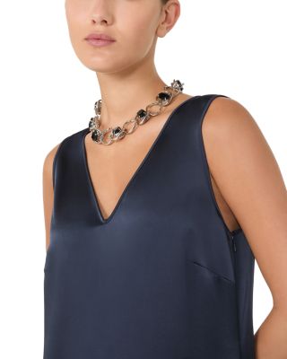 Namur Rhinestone Chunky Link Choker Necklace