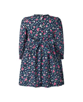  Girls' Ditsy Floral Ruched Dress - Little Kid, Big Kid
