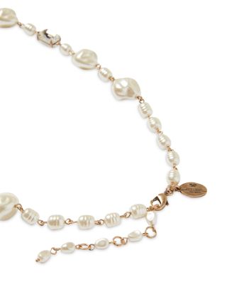 Creso Crystal &amp; Imitation Pearl Choker Necklace