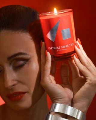 Portable Xmas Tree Candle 7 oz.