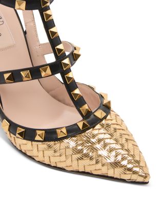 Women's Embellished Strappy Pumps