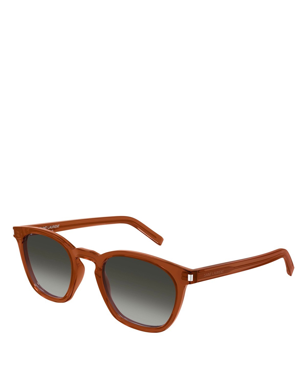 Saint Laurent Square Sunglasses, 49mm in Brown