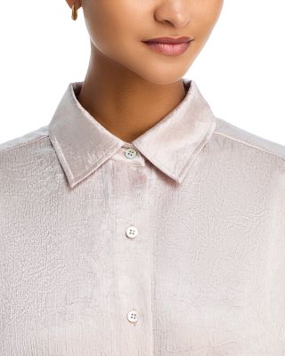 Oversized Satin Shirt - Exclusive