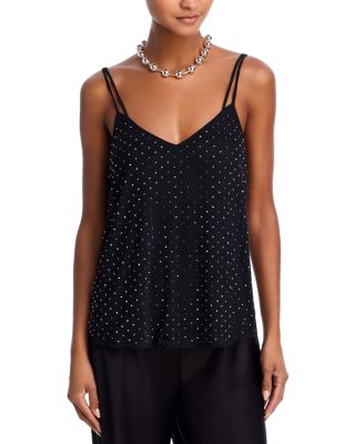 Embellished Mesh Cami Top - Exclusive