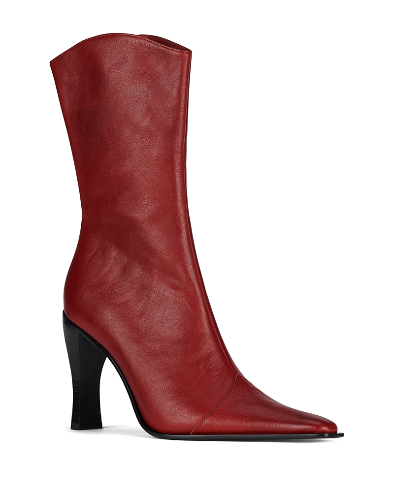 Jeffrey Campbell Be Bold Bootie In Red