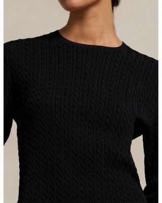 Mini Cable Cropped Sweater