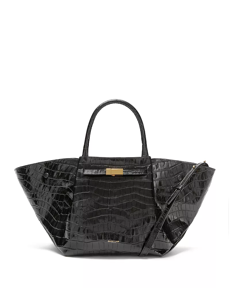 DeMellier The Midi New York Embossed Leather Tote