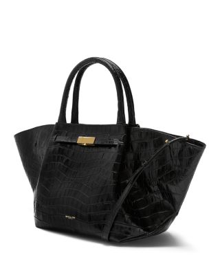 The Mini New York Embossed Leather Tote