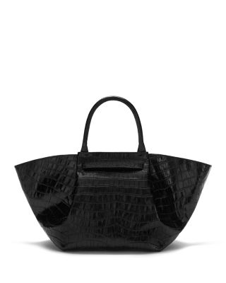 The Mini New York Embossed Leather Tote